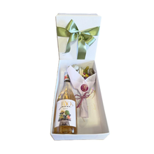 Cesta Vinho e Flores