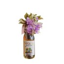 Vinho Rosé Mayos decorado com Flores