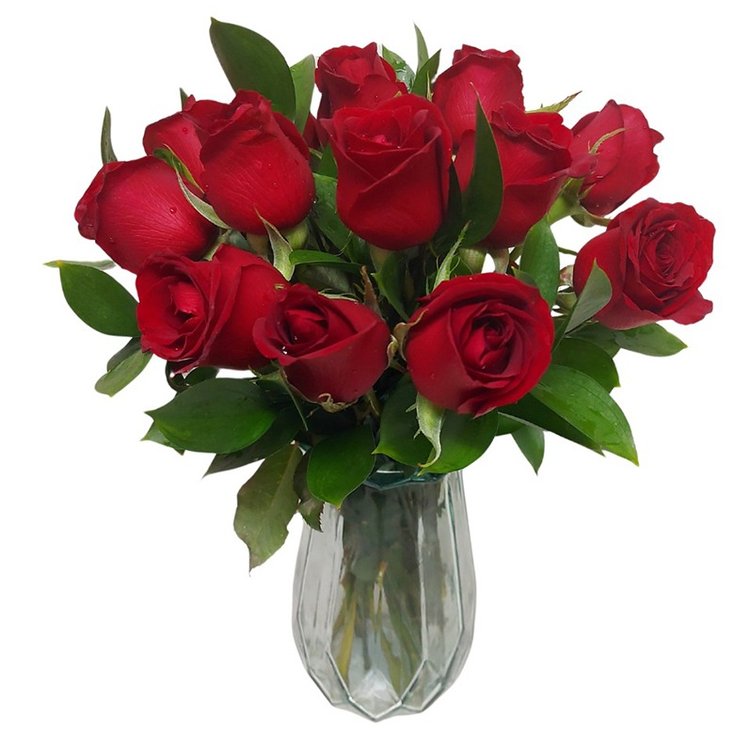 Vaso Amor em Rosas
