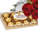 Buquê 6 Rosas Vermelhas Tradicionais