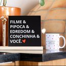 Kit Filme, Pipoca e Conchinha