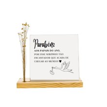 Kit Boas Vindas Bebê Parabéns Papais