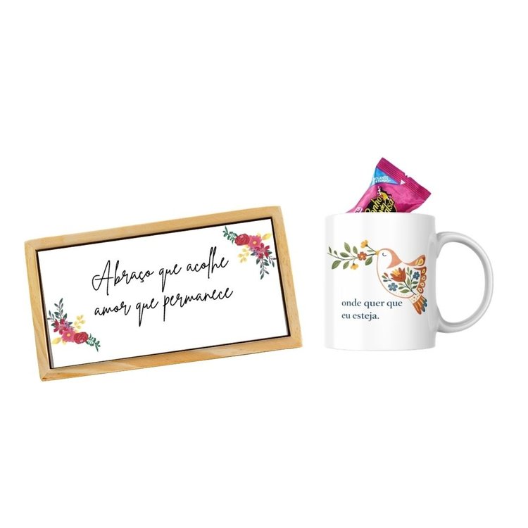 Kit dia das Mães Abraço que acolhe