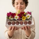 Box Floral Com Brigadeiro Gourmet 