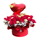 Box Arraso de Rosas com Ferrero Rocher
