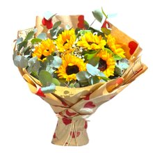 Buquê Alegria de 6 Girassóis 