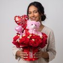 Box Premium Apaixonado com 20 Rosas