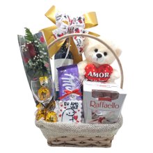 Cesta Pelúcia Apaixonado