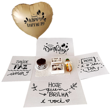 Box Aniversário Celebre Bolo, Doces e Salgados 