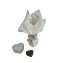 Coração de Pão de Mel no Acrilico