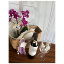 Cesta Presente Vinho e Orquidea