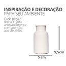 Mini Garrafa Lisa Cimento Branco 