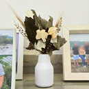 Arranjo De Flores Secas Vaso Garrafa Retrô Decorativo