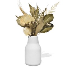 Arranjo De Flores Secas Vaso Decor Garrafa Retrô Liso