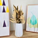 Arranjo De Flores Secas Decorativo Vaso Garrafa Losang