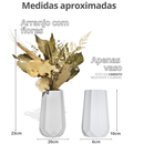 Arranjo De Flores Secas Decorativo Vaso Garrafa Losang