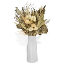 Arranjo De Flores Secas Decorativo Vaso Solitário List