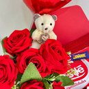 Caixa Envelope Flores, Chocolates Amor