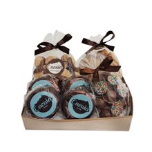 Cesta Biscoitos e Chocolates