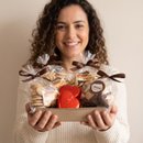 Cesta de Amanteigados e Corações
