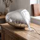 Balão Metalizado Coração no Gás Hélio 
