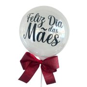 Balão Feliz Dia das Mães com Laço
