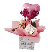 Box Feliz Dia da Mulher Orquídea