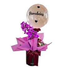 Box Orquídea Elegance Parabéns