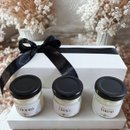 Kit Trio de Mini Velas Aromáticas para Presente