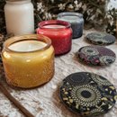 Kit Mandala Gift: 3 Velas Aromáticas Decorativas