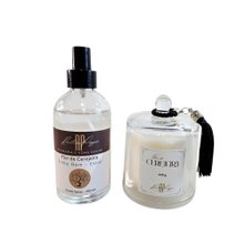  Kit Sensação: Home Spray e Vela Aromática Decorativa