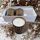 Kit Presente Trio de Velas Mandala Gold