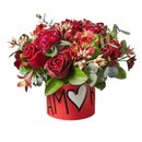 Arranjo Rosas e Alstroemérias