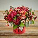 Arranjo Rosas e Alstroemérias