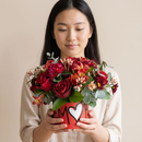 Arranjo Rosas e Alstroemérias