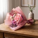 Buquê Outubro Rosa com Rosa