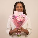 Buquê Outubro Rosa com Rosa