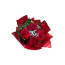 Buquê com 4 Rosas Vermelhas