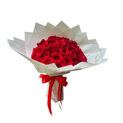 Buquê 60 Rosas Vermelhas Paixão