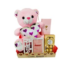 Cesta de chocolete presente