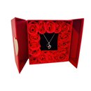 Cestinha porta-joia com colar Te amo 