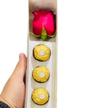 Rosa com Chocolates