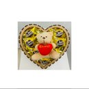 Coração com Bombons e Pelúcia 