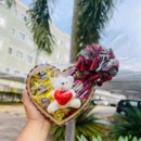 Coração com Bombons Sortidos e Pelúcia 