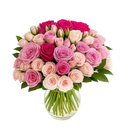 Arranjo Suspiro de Rosas no Vaso