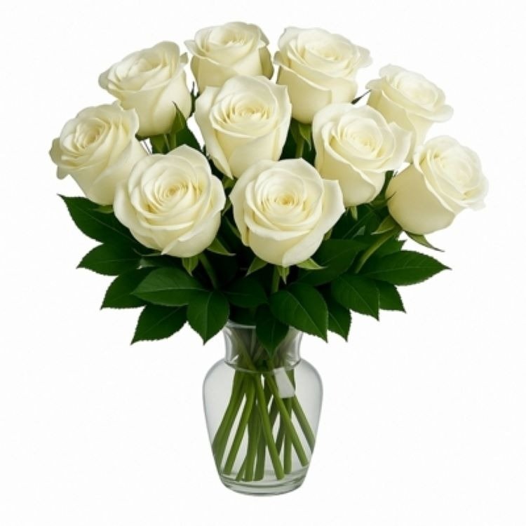 Doze Brancas no Vaso