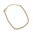 Pulseira Riviera Dourada com Zircônias Luxo