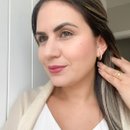 Brinco Argola com Filete Cravejado em Zircônias