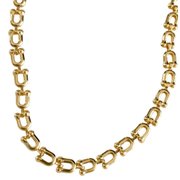 Colar Choker de Elos Dourados - Design Exclusivo