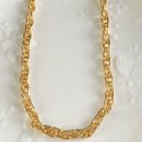 Choker Dourada Elos Entrelaçados